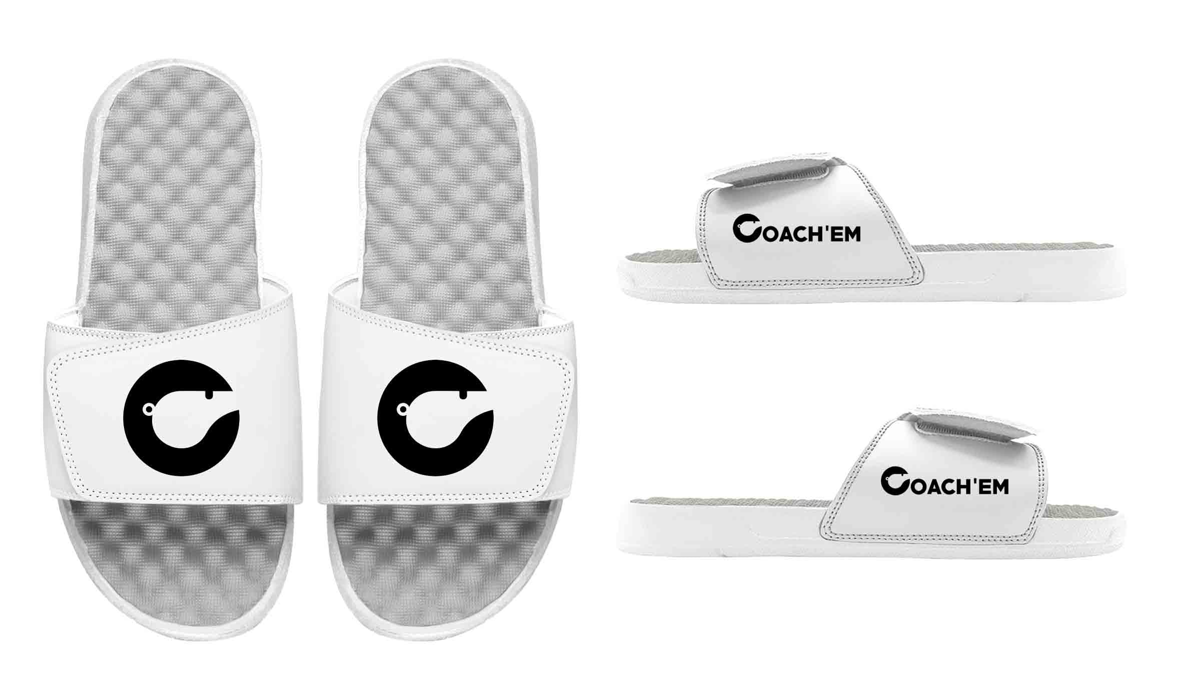 White discount coach slides